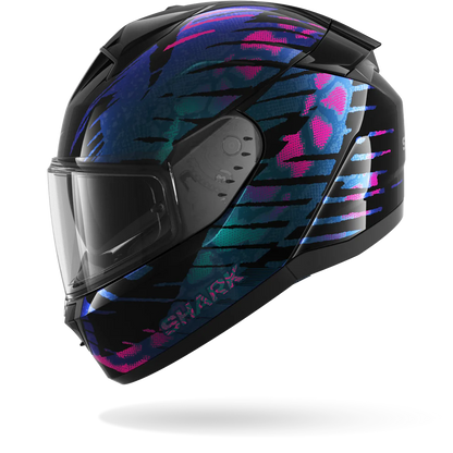 Casco  SHARK RIDILL 2 REPTAIA Black Violet Glitter