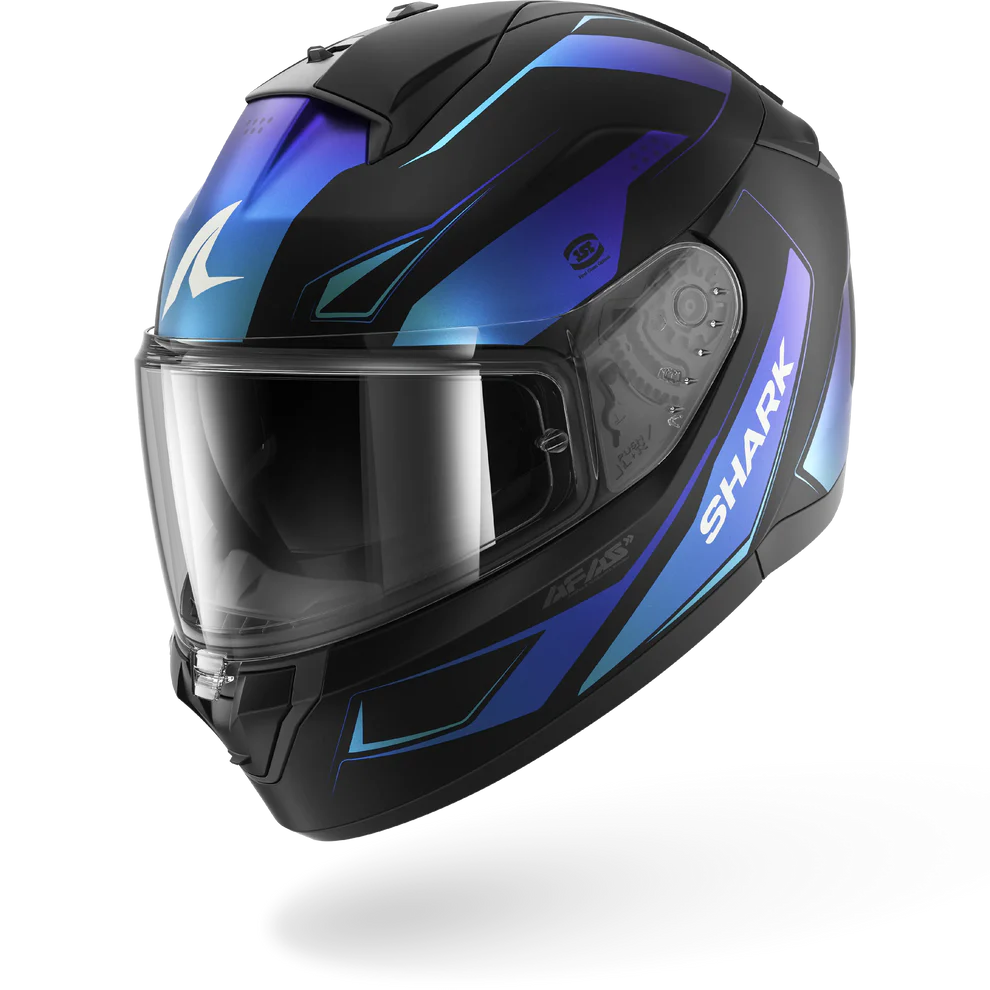 Casco  SHARK RIDILL 2 MEKARIUM Mat Black Blue Blue
