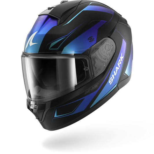 Casco  SHARK RIDILL 2 MEKARIUM Mat Black Blue Blue