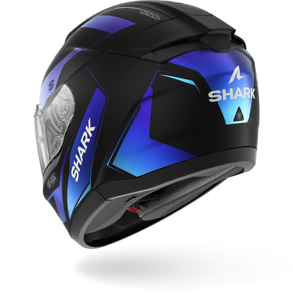Casco  SHARK RIDILL 2 MEKARIUM Mat Black Blue Blue
