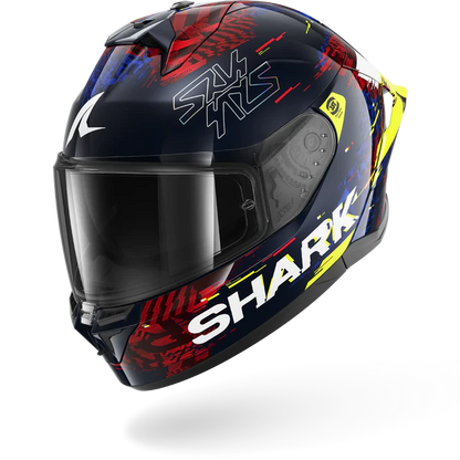 Casco Shark SKWAL CUP SPEED-VIB Blue Red Yellow