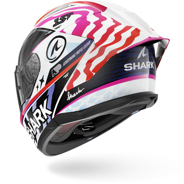 Casco Shark SKWAL CUP SPEED-FANCY Bianco Nero Arancione-WKO