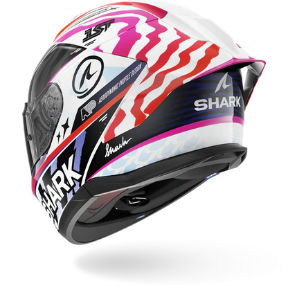 Casco Shark SKWAL CUP SPEED-FANCY Bianco Nero Arancione-WKO