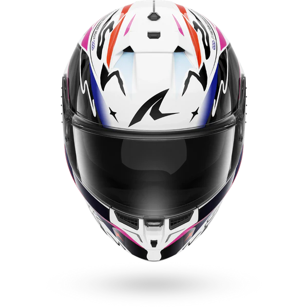 Casco Shark SKWAL CUP SPEED-FANCY Bianco Nero Arancione-WKO