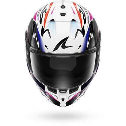 Casco Shark SKWAL CUP SPEED-FANCY Bianco Nero Arancione-WKO