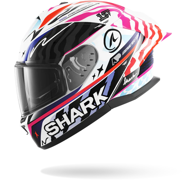 Casco Shark SKWAL CUP SPEED-FANCY Bianco Nero Arancione-WKO