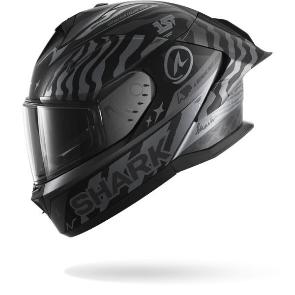 Casco Shark SKWAL CUP SPEED-FANCY Nero opaco Antracite Argento