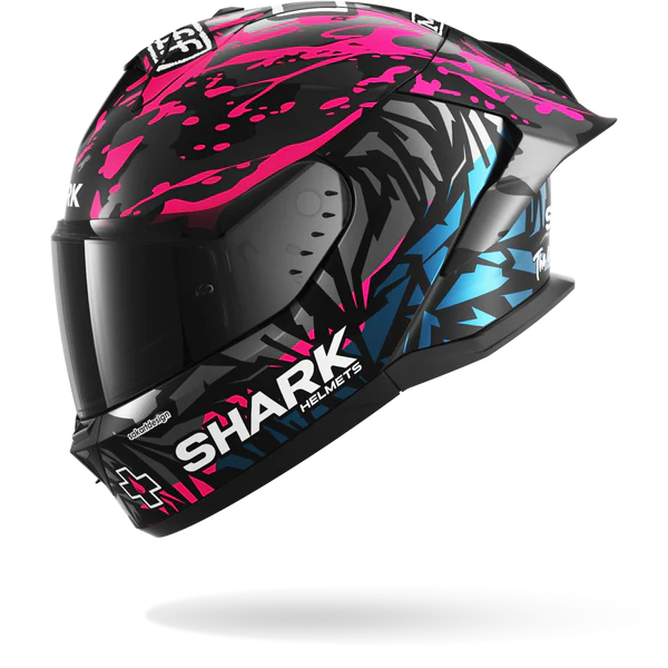 Casco Shark SKWAL CUP REPLICA REDDING Mat Black Violet Blue