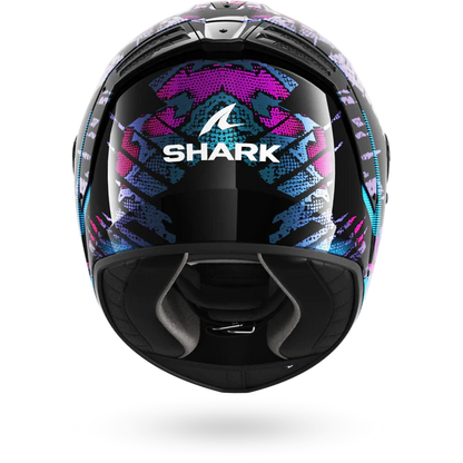 Casco SHARK Spartan RS REPTAIA Black Blue Glitter