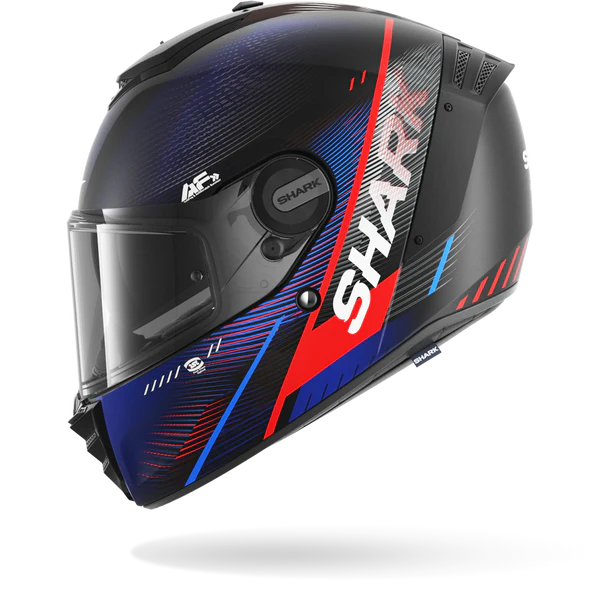 Casco SHARK Spartan RS SPEED-TECH Mat Black Blue Red