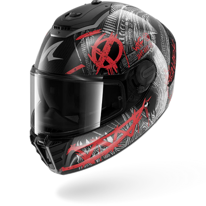 Casco Shark SPARTAN RS CARBON SHIEVER Carbonio Antracite Rosso