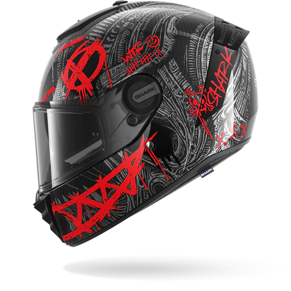 Casco Shark SPARTAN RS CARBON SHIEVER Carbonio Antracite Rosso