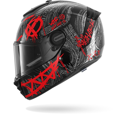 Casco Shark SPARTAN RS CARBON SHIEVER Carbonio Antracite Rosso
