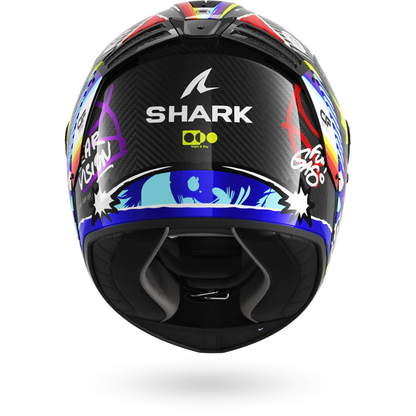 Casco Shark SPARTAN RS CARBON STREETRUSH Carbon Blue Chrom