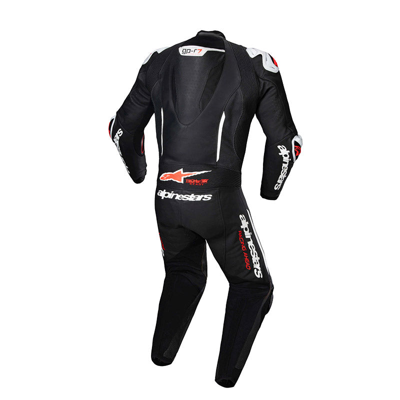 Tuta Intera  Alpinestars GP-R7 Black White Red Fluo