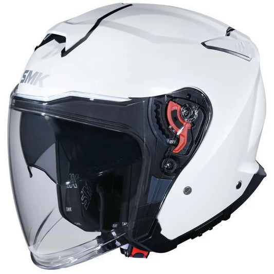 Casco Jet SMK GTJ GL100 Bianco