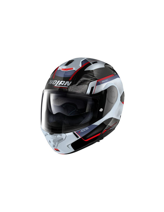 Casco NOLAN X-1005 Ultra Carbon Undercover 43 Carbon / White / Red / Blue / Zephyr White