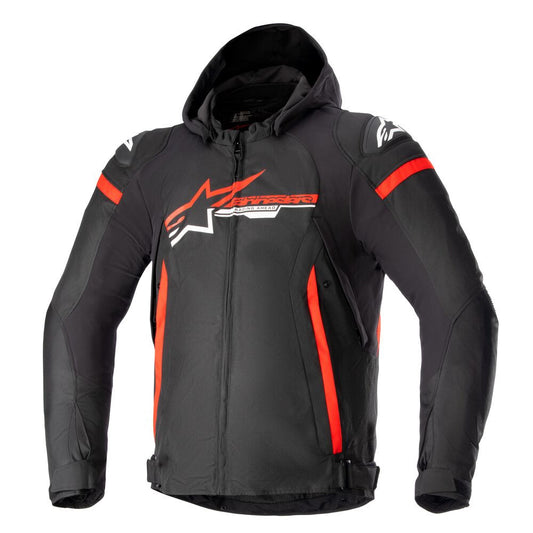Giacca ALPINESTARS ZACA WP ROSSO BRILLANTE - BIANCO