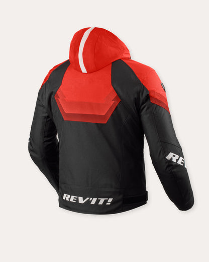 Giacca REV'IT!  Quantum 3 H2O Black - RED