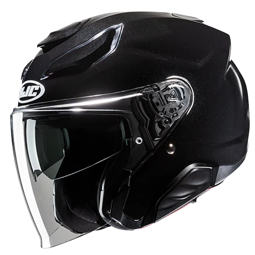 Casco JET HJC F31 METAL BLACK / NOIR METAL