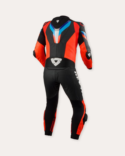 Tuta Intera Rev'it! Quantum 3 Neon Red-Black