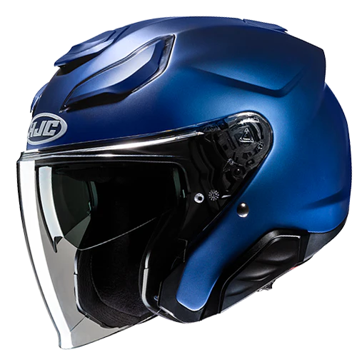Casco JET HJC F31 SEMIFLAT METALLIC BLUE