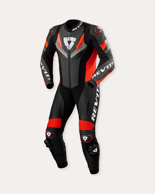 Tuta Intera Rev'it! Quantum 3 Anthracite-Neon Red