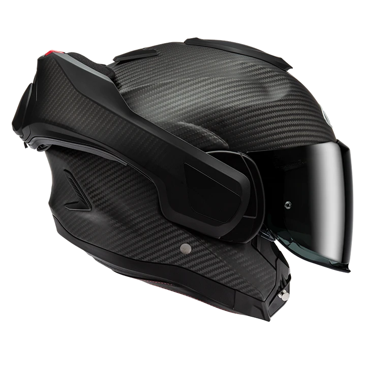 Casco Modulare HJC F100 Carbon Nero Opaco